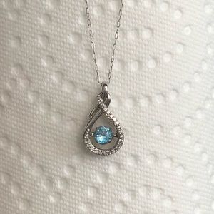 Colors in Rhythm Blue Topaz Pendant only